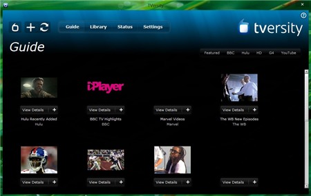 TVersity Media Server 2.4: Dễ dàng chia sẻ multimedia trong mạng LAN