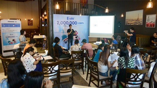 Zalo có 2 triệu người dùng tại Myanmar