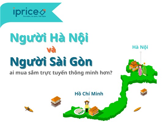 Infographic: Người Hà Nội và người Sài Gòn mua sắm trực tuyến như thế nào