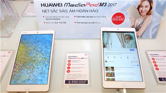 Huawei ra mắt bộ đôi máy tính bảng MediaPad mới