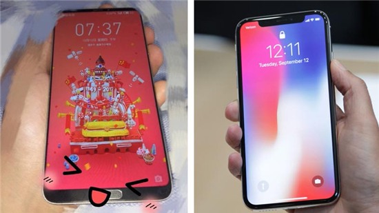Hãng smartphone Trung Quốc để lộ thiết kế iPhone X trong mơ