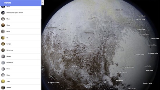 Đã có thể khám phá Mặt Trăng và các hành tinh khác bằng... Google Maps