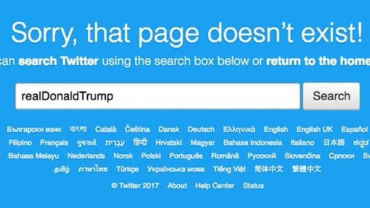 Tài khoản Twitter của TT Trump bất ngờ bị xóa