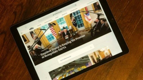 Tổng thống Trump gọi iPad là "thứ phẳng lì"