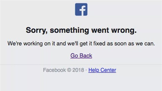Facebook bất ngờ ngừng hoạt động do kiểm tra định kỳ