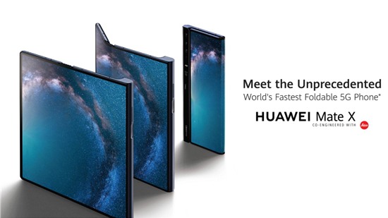 Huawei ra mắt điện thoại màn hình gập 5G HUAWEI Mate X
