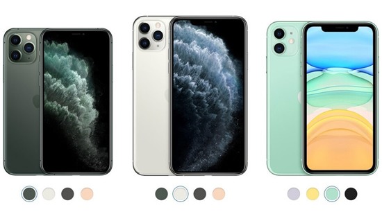 So sánh iPhone 11 với iPhone 11 Pro và Pro Max