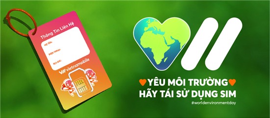 Vietnamobile ra mắt thẻ SIM có thể tái sử dụng, thân thiện với môi trường