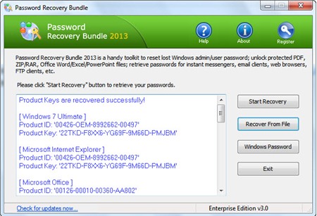 Password Recovery Bundle 2013: Khôi phục mật khẩu “tất cả trong một” | Tạp  chí e-CHIP | Hình 4