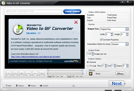 wonderfox video to gif converter