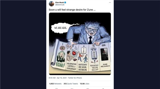 Elon Musk chế nhạo Bill Gates bằng một bức tranh